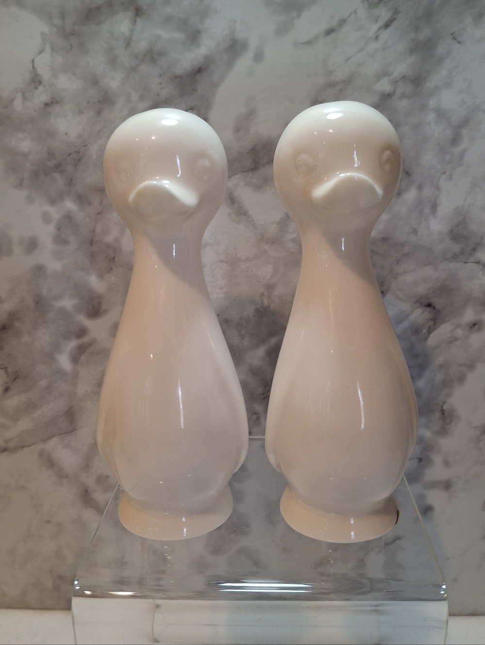 Vtg 60s 70s Japan Holt Howard Ceramic Duck Salt & Pepper Shakers Birds Fowl